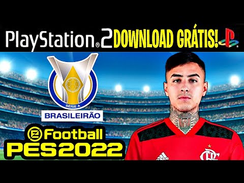 PES 2022 (PS2) COM BRASILEIRÃO E TIMES EUROPEUS ! 