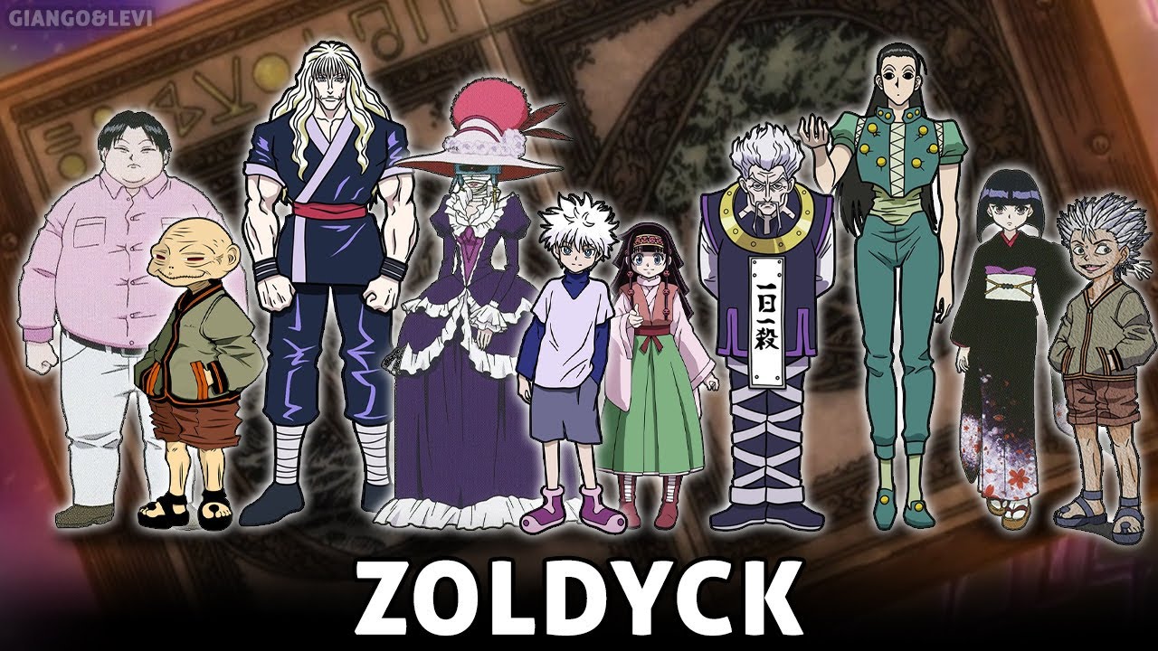 TUTTI GLI ZOLDYCK DAL PIÙ DEBOLE AL PIÙ FORTE | Hunter x Hunter