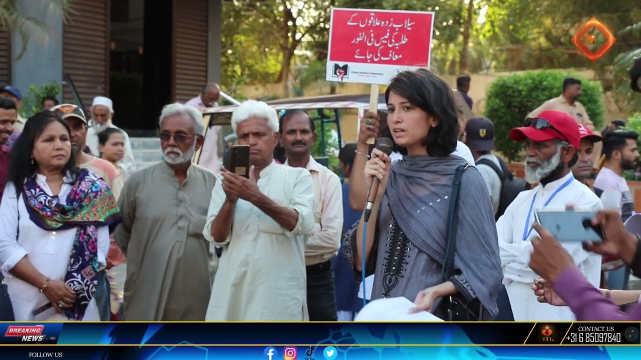 With Logo  Meri Awaz Sono Protest for Labour Ossue’s in Pakistan 1st May 2023