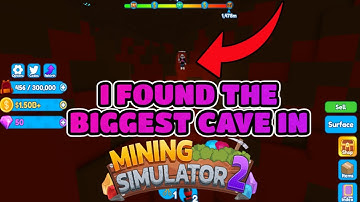 I Found The BIGGEST Cave In Mining Simulator 2