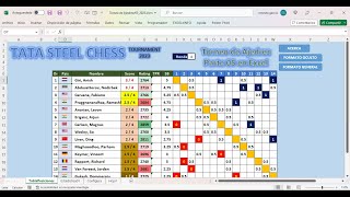 Torneo de Ajedrez - Parte 05 en Excel