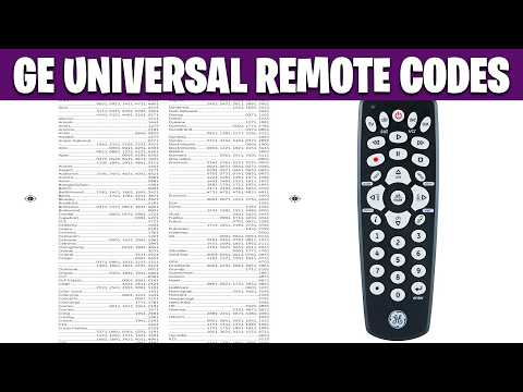 GE Universal Remote Codes: How to Program Any Device (Code List + Auto Search)
