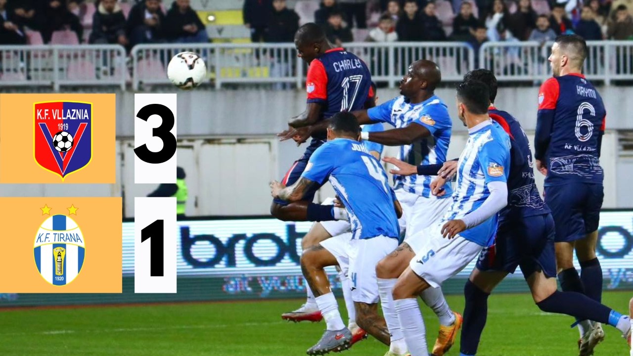 Emocionet e ndeshjes Vllaznia- Tirana 3-1