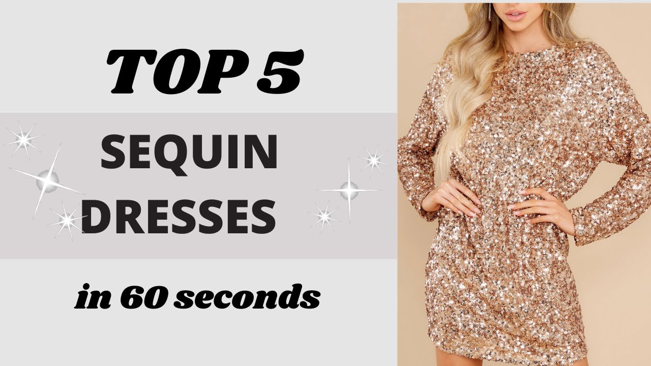 Sequin Dresses / Holiday outfiit haul