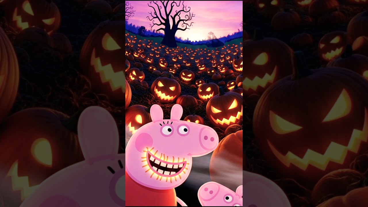 horror peppa pig scene