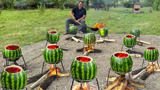 Taste Secrets Of Watermelon Valley Meat Delicacy and Jam from Fresh Watermelons