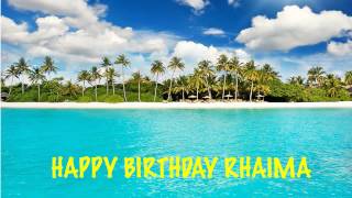 Rhaima Birthday Song Beaches Playas