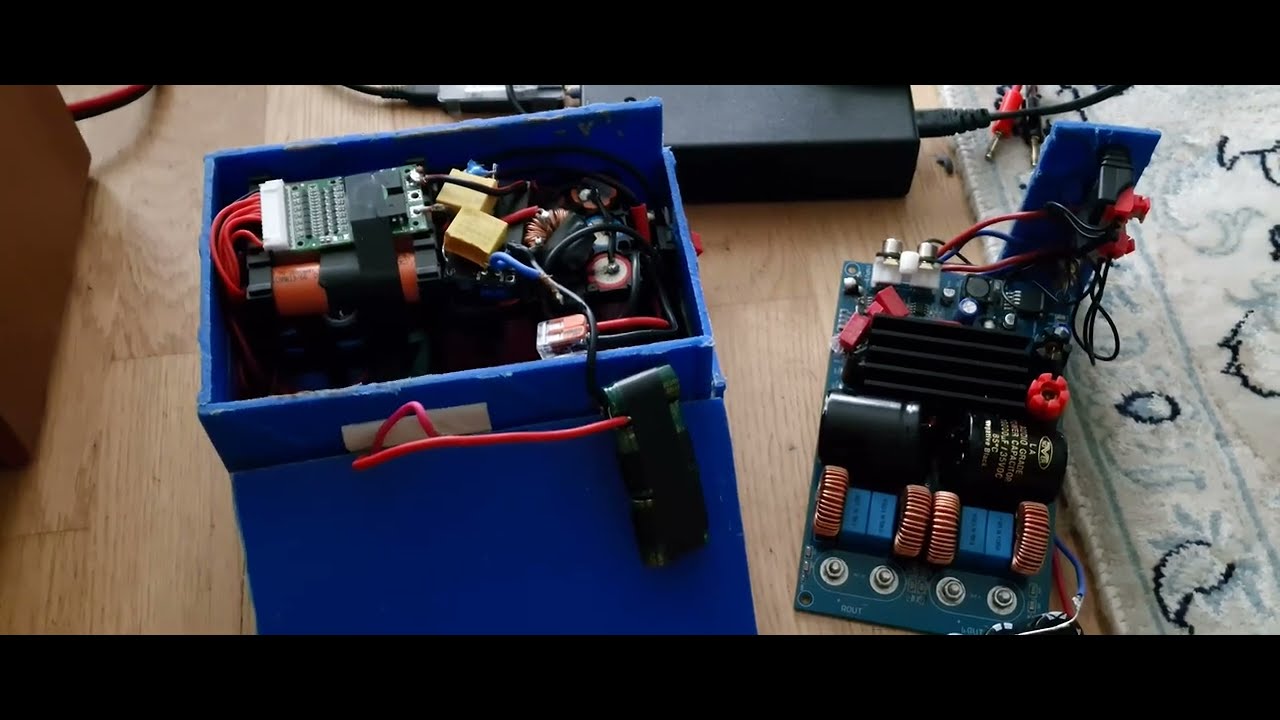 Зачем питать усилитель класса D tpa3255 от аккумулятора - YouTube