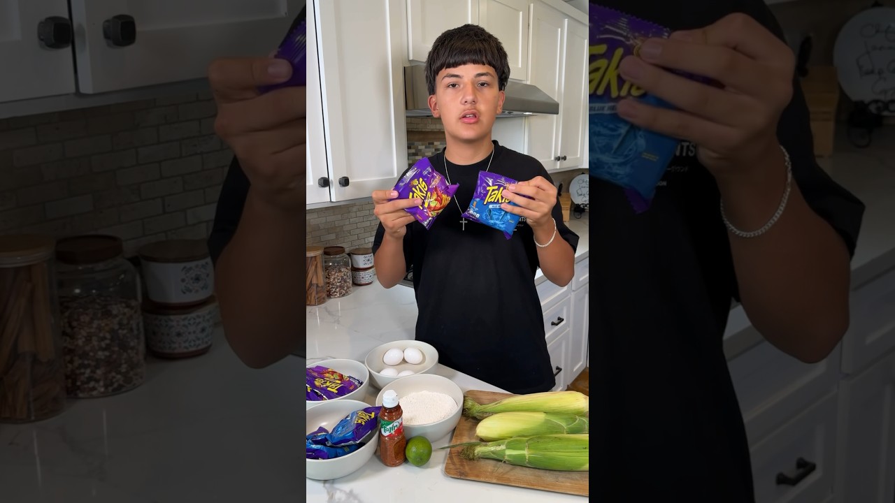 Deep Fried Takis Elotes 🌽