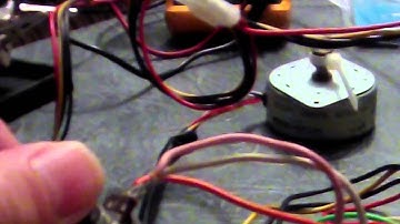 PIC 16f628 8x8 LED Matrix + Stepper Motor