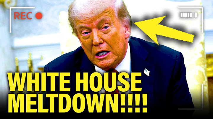 Trump has MELTDOWN at WH and LOSES IT on LIVE TV