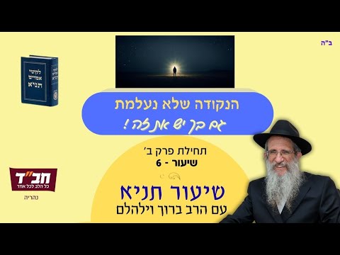 שיעור תניא תחילת פרק ב׳  - מהות היהודי עם הרב ברוך וילהלם 6 #