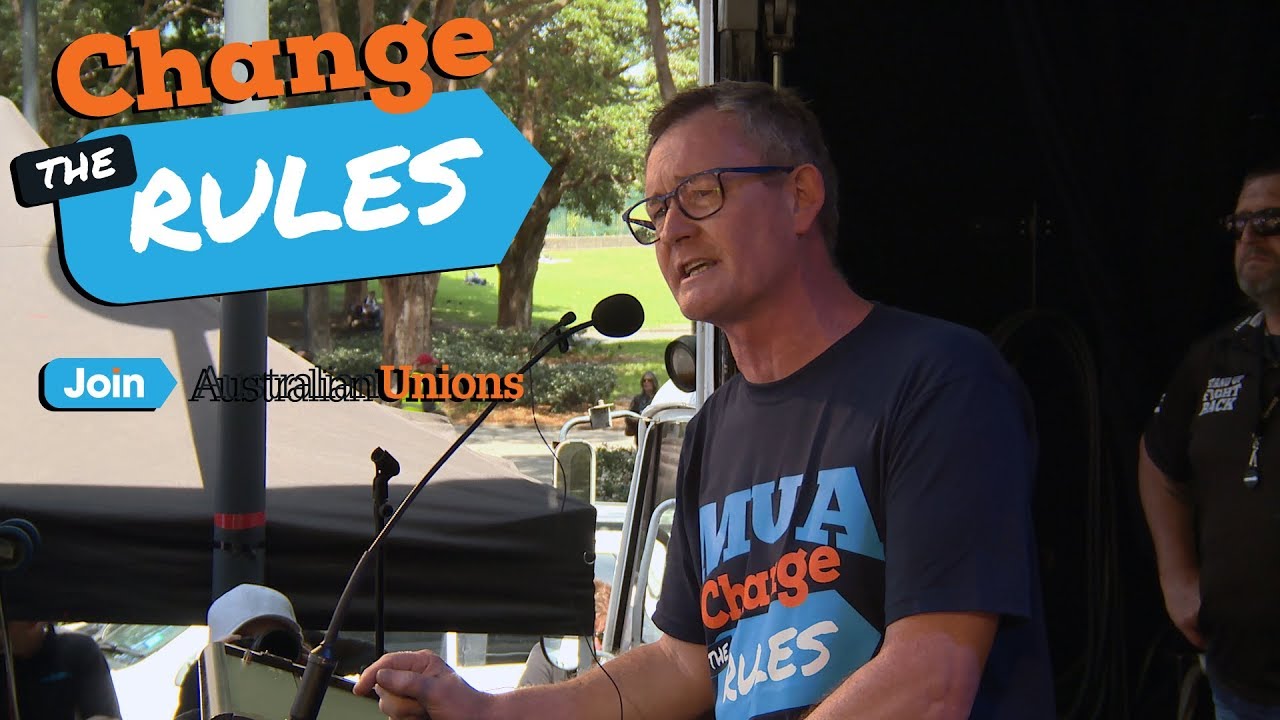 Change The Rules Rally Sydney - Warren Smith