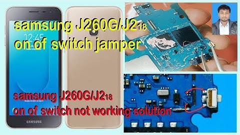 Samsung j260g on off jamper solution /samsung j260g power key ways