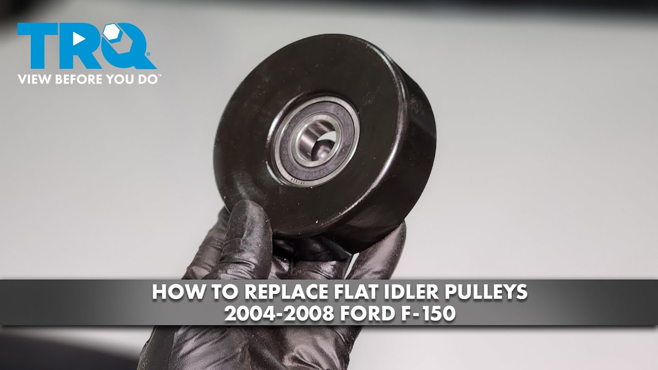 Serpentine Belt Flat Idler Pulleys 2004-2008 Ford F-150 - YouTube