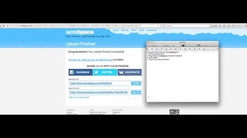 How to use Sendspace  READ DESCRIPTION