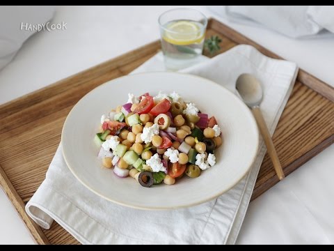 병아리콩샐러드( chick peas salad / ひよこ豆のサラダ )