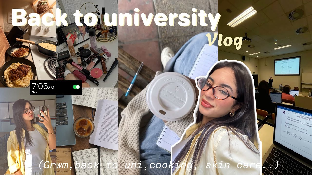 Back to university vlog🫶🏻📚/اول نهار فالجامعة🫶🏻🩷