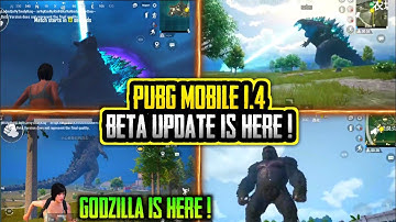 PUBG MOBILE 1.4 BETA IS HERE ! PUBG MOBILE 1.4 BETA DOWNLOAD LINK ! GODZILLA MODE FULL GAMEPLAY !
