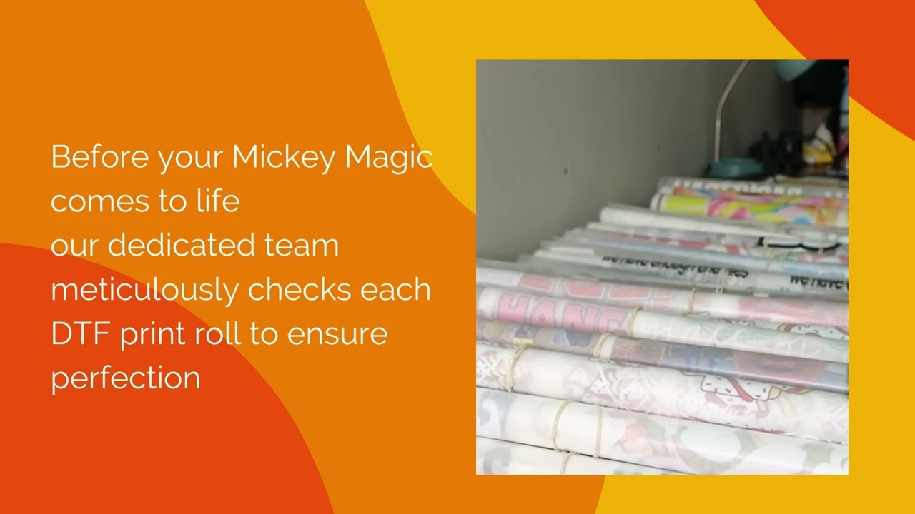 Transform Your Cotton Bag with Mickey Magic | DTF Printing Tutorial by Fast DTF Transfer