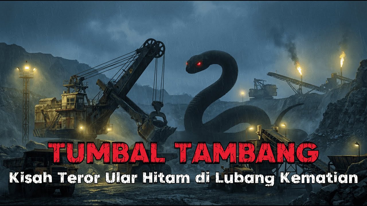 KISAH NYATA PEKERJA TAMBANG: TEROR ULAR HITAM PENUNTUT BALAS PEMAKAN TUMBAL!!