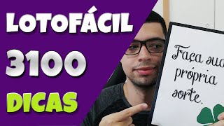 Lotofacil 3100 Dicas - 6 Milhões É Muita Grana