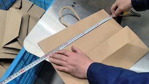 Ship To South America A400 Fully Intelligent Twisted Handle Square Bottom Paper Bag Machine