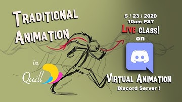 Animating a walk cycle in Quill Part 3 of 3. (1h Class)