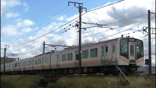E129系B15+A17編成 信越本線下り普通441M 長岡→新潟