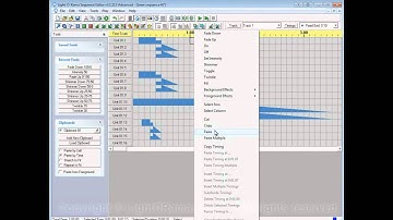 LOR-Copy and Paste Modes in the Sequence Editor