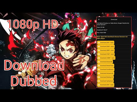 How To Download Demon Slayer Movie Mugen Train In Dub Full Hd 1080p Youtube How To Download Demon Slayer Movie Mugen Train In Dub Full Hd 1080p Youtube