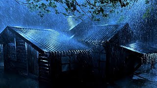 Sleep Hypnosis Within 3 Minutes to Fall Asleep Fast with Heavy Rain & Thunder in Rainforest at Night
