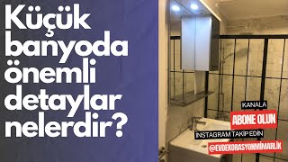 Küçük Banyolar İçi̇n Dekorasyon Öneri̇leri̇ Nelerdi̇r, Banyo Tadi̇lat Fi̇ki̇rleri̇ 2022 Banyo Dekorasyon