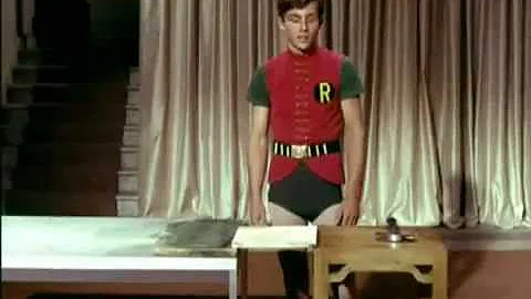 Burt Ward auditioning for ROBIN 1965