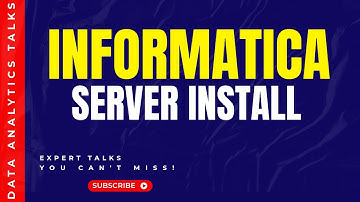 Informatica Server Installation Steps