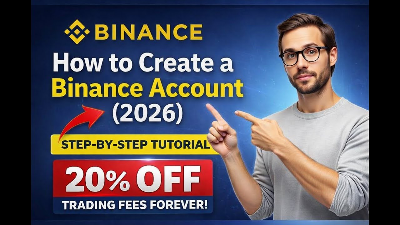 How to Create a Binance Account 2026  Get 20% Trading Fee Discount Forever