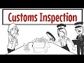 Explained about Customs Inspection. Cost and Difference between Import and Export inspections.