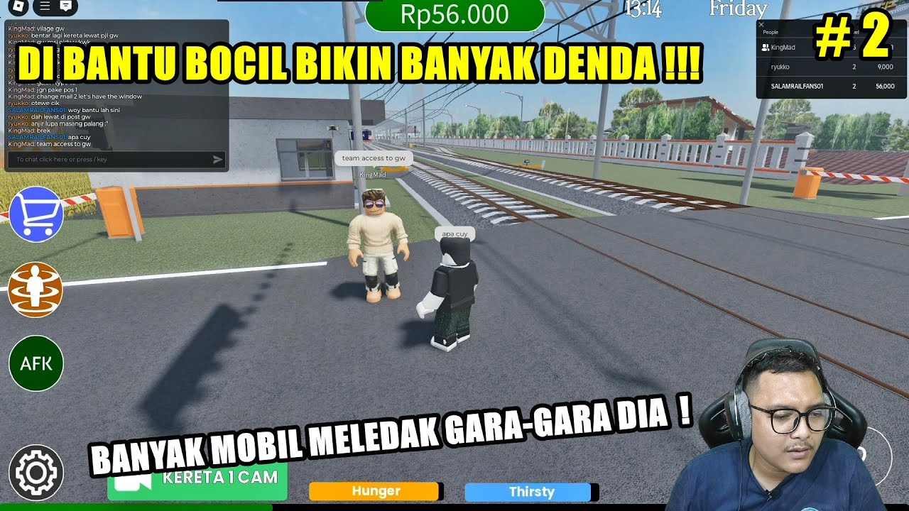 DI BANTU BOCIL MALAH BANYAK DENDA - ROBLOX INDONESIA PART 2