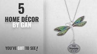 Top 10 Home Décor By Gan [ Winter 2018 ]: Ganz 4" Polished Metal & Enamel Dragonfly Inspirational