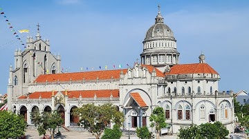 RƯỚC ĐOÀN ĐỒNG TẾ VÀO DÂNG THÁNH LỄ KHAI MẠC TUẦN CHẦU CHÚA GXĐT THÁNH TÂM CAO MẠI GP THÁI BÌNH.