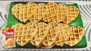 HOW TO MAKE PERFECT WAFFLE USING PANCAKE MIX | BEST WAFFLE RECIPE