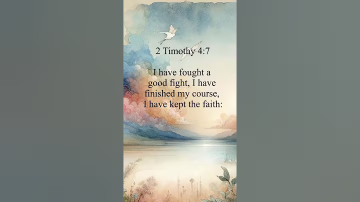Bible Verse - 2 Timothy(4:7) KJV, #Jesus #love #Bibleverse,#faith,#Grace