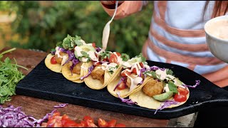 Easy Family Favorite - Beer-Battered Lingcod Tacos