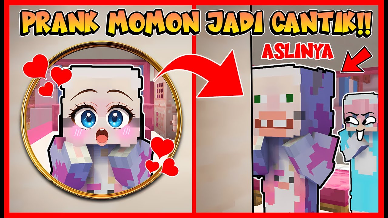 ATUN MEMBUAT MOMON JADI CANTIK !! TAPI BOONG !! @sapipurba Minecraft