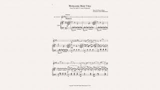 Wednesday Main Titles - Alto Saxophone & Piano (arr. Antti Hakkarainen) Wednesday Main Titles - Alto Saxophone & Piano (arr. Antti Hakkarainen)