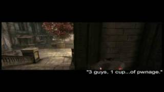 GEARS OF WAR 2 - RANDOM MOMENTS - VIDEO 01 - 3 Guys, 1 Cup... - [HQ Available]