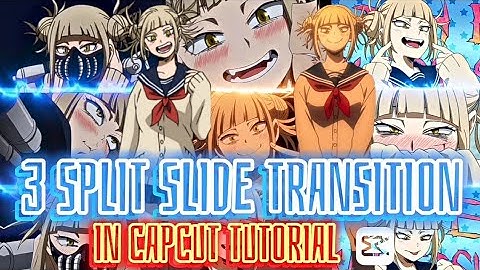 3 SPLIT SLIDE TRANSITION IN CapCut TUTORIAL || Cy CIE