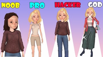 NOOB vs PRO vs HACKER vs GOD - Idle Magic Makeove