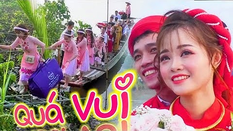 Đám Cưới Rước Dâu Vùng Quê Sông Nước Miền Tây Thật Đẹp Cô Dâu Xinh Xắn Chú Rể Dễ Thương Xứng Đôi