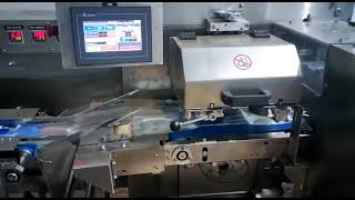 Inverted Flow wrap machine
